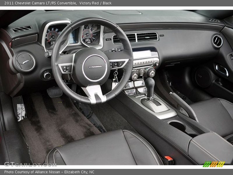 Black Interior - 2011 Camaro LT/RS Convertible 