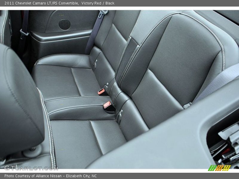 Rear Seat of 2011 Camaro LT/RS Convertible