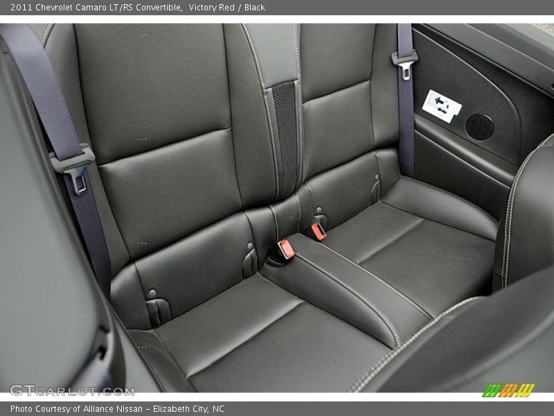 Rear Seat of 2011 Camaro LT/RS Convertible