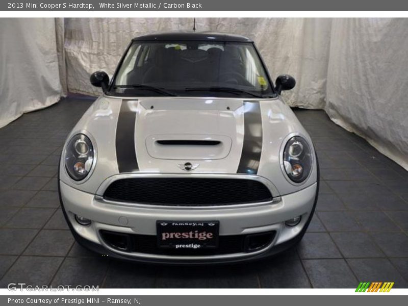 White Silver Metallic / Carbon Black 2013 Mini Cooper S Hardtop