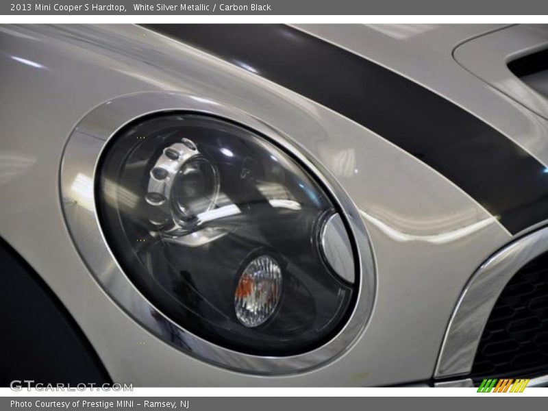 White Silver Metallic / Carbon Black 2013 Mini Cooper S Hardtop
