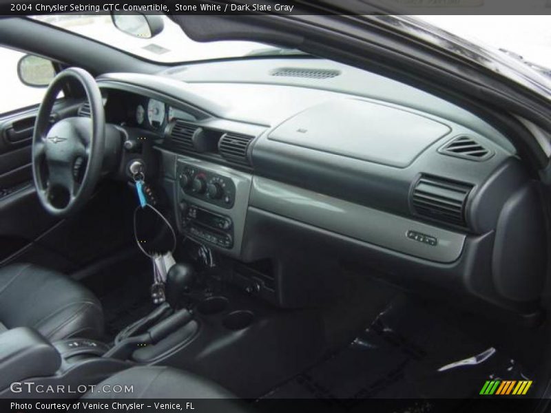 Stone White / Dark Slate Gray 2004 Chrysler Sebring GTC Convertible