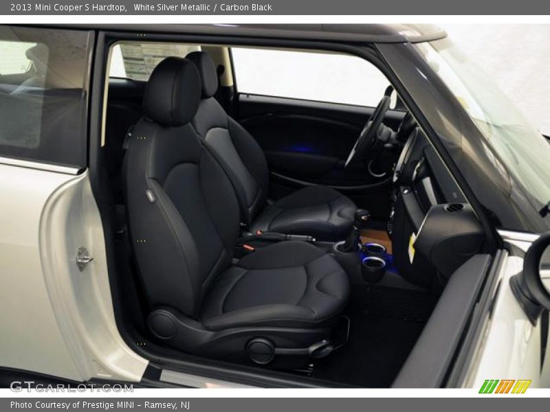 White Silver Metallic / Carbon Black 2013 Mini Cooper S Hardtop