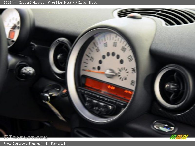 White Silver Metallic / Carbon Black 2013 Mini Cooper S Hardtop