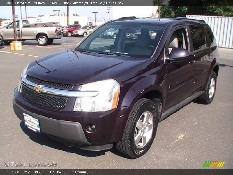 Black Amethyst Metallic / Light Gray 2006 Chevrolet Equinox LT AWD