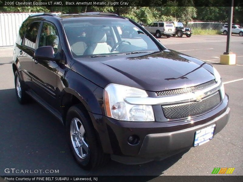 Black Amethyst Metallic / Light Gray 2006 Chevrolet Equinox LT AWD