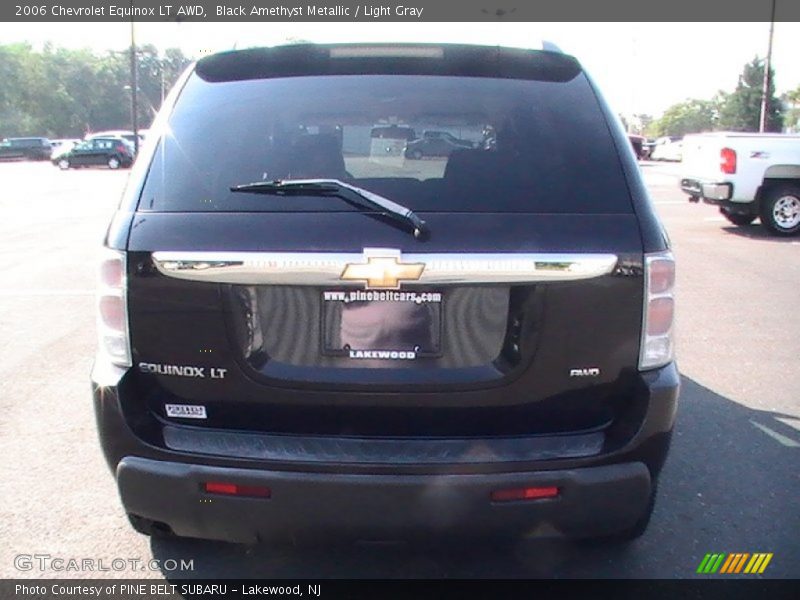 Black Amethyst Metallic / Light Gray 2006 Chevrolet Equinox LT AWD