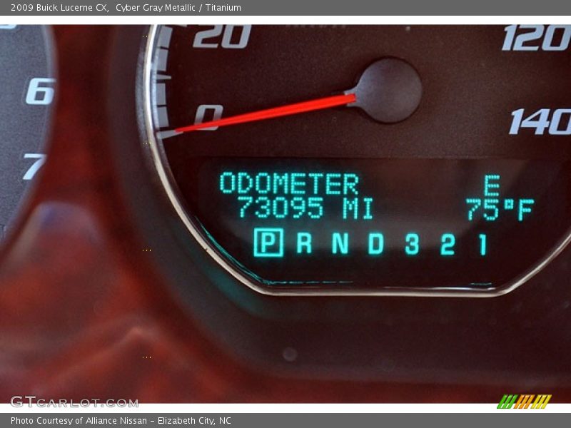 Cyber Gray Metallic / Titanium 2009 Buick Lucerne CX