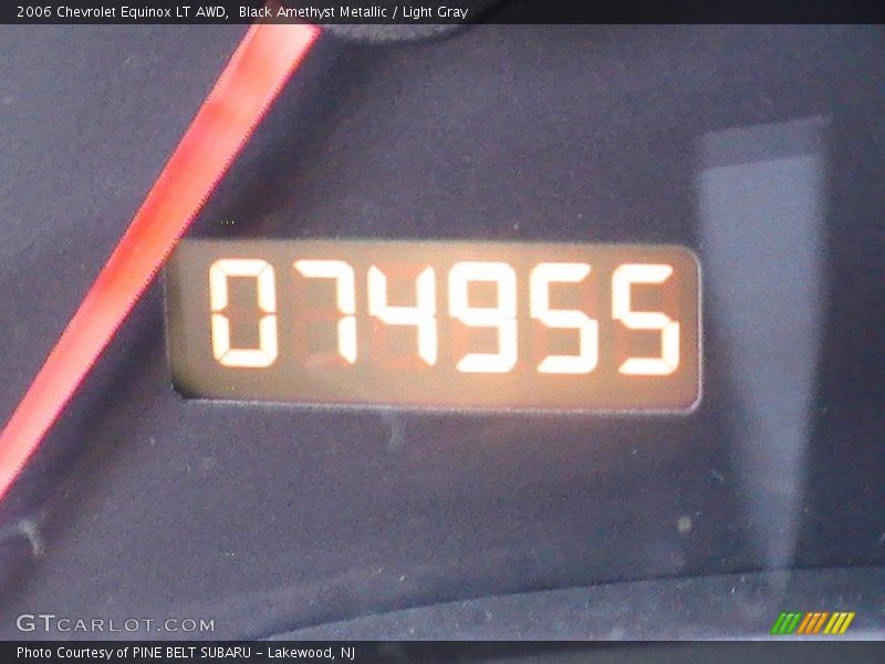Black Amethyst Metallic / Light Gray 2006 Chevrolet Equinox LT AWD