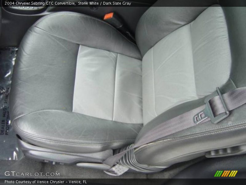 Stone White / Dark Slate Gray 2004 Chrysler Sebring GTC Convertible