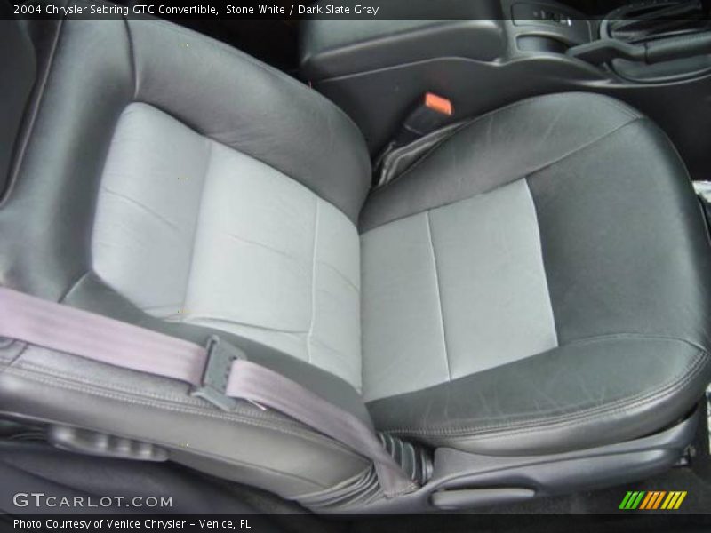 Stone White / Dark Slate Gray 2004 Chrysler Sebring GTC Convertible
