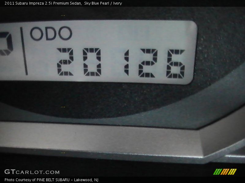 Sky Blue Pearl / Ivory 2011 Subaru Impreza 2.5i Premium Sedan