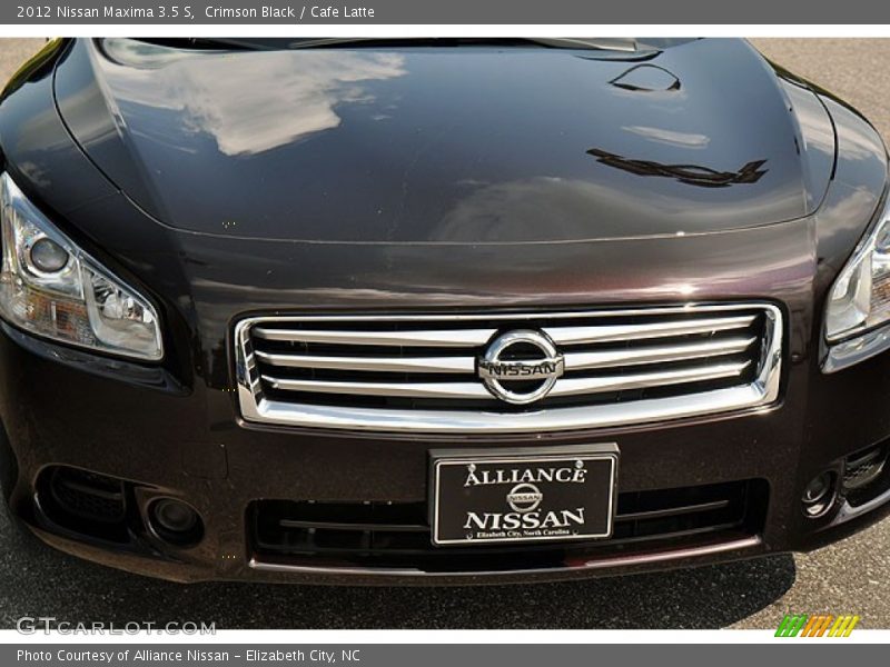 Crimson Black / Cafe Latte 2012 Nissan Maxima 3.5 S