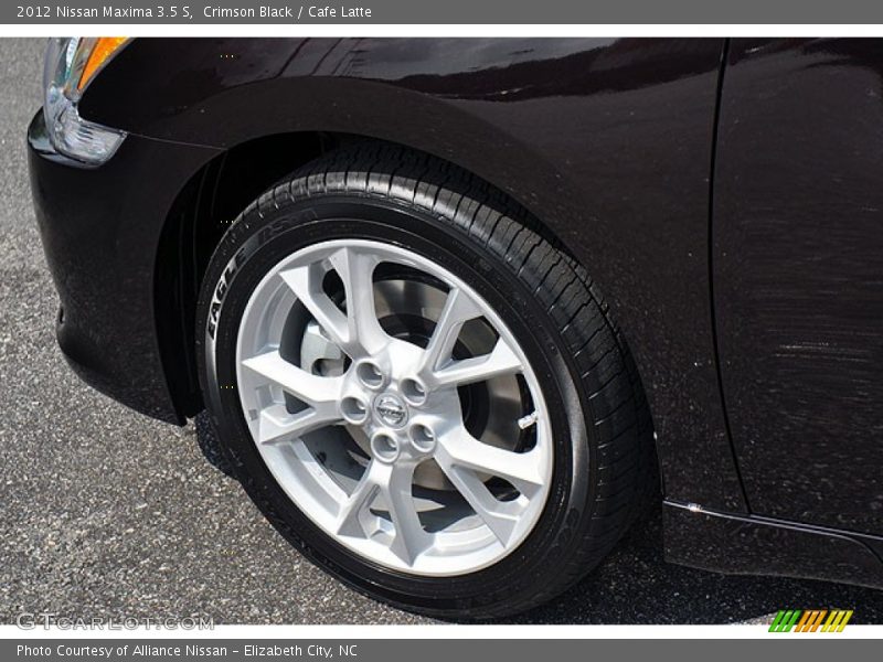 Crimson Black / Cafe Latte 2012 Nissan Maxima 3.5 S