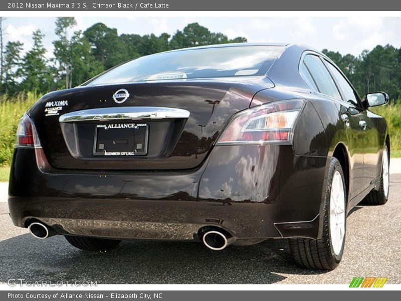 Crimson Black / Cafe Latte 2012 Nissan Maxima 3.5 S