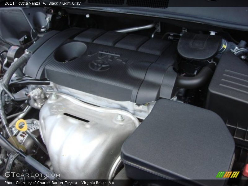 Black / Light Gray 2011 Toyota Venza I4