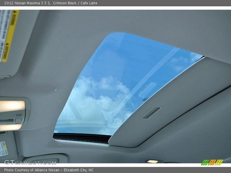 Crimson Black / Cafe Latte 2012 Nissan Maxima 3.5 S