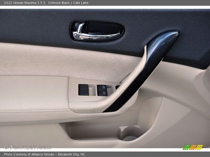 Crimson Black / Cafe Latte 2012 Nissan Maxima 3.5 S