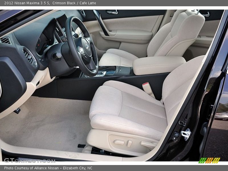 Crimson Black / Cafe Latte 2012 Nissan Maxima 3.5 S