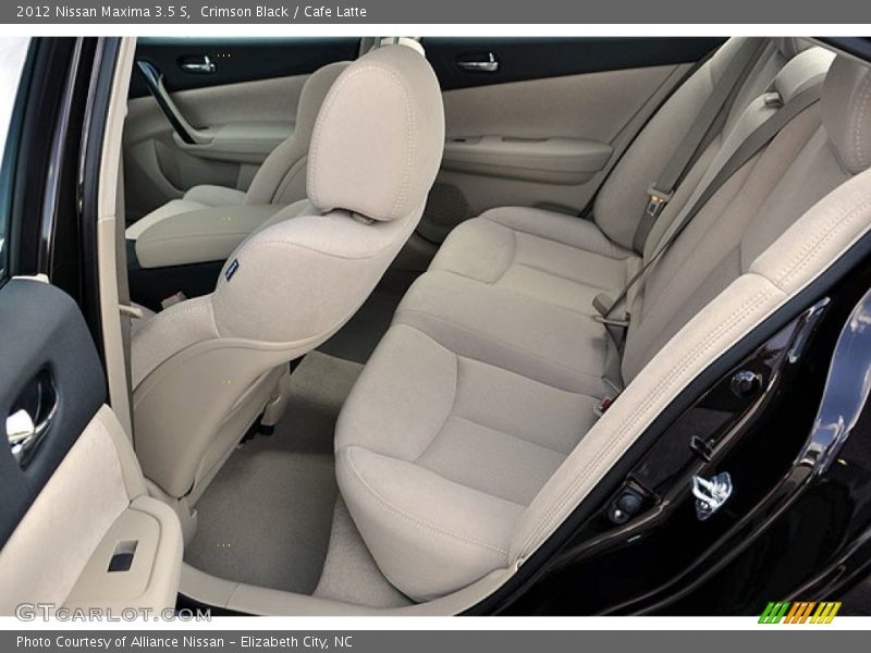 Crimson Black / Cafe Latte 2012 Nissan Maxima 3.5 S