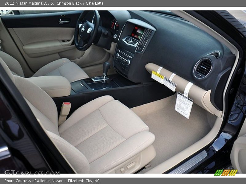 Crimson Black / Cafe Latte 2012 Nissan Maxima 3.5 S