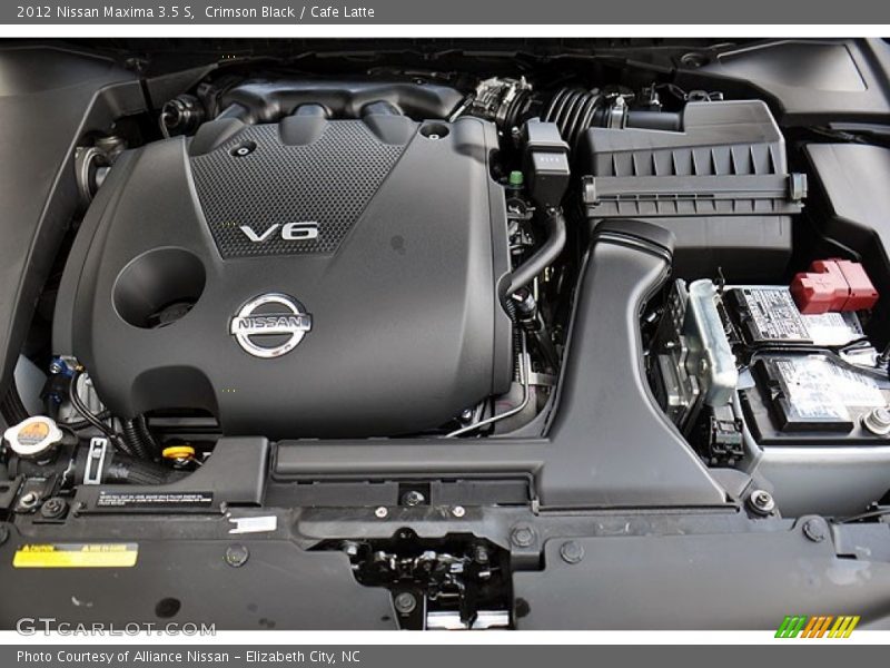 Crimson Black / Cafe Latte 2012 Nissan Maxima 3.5 S