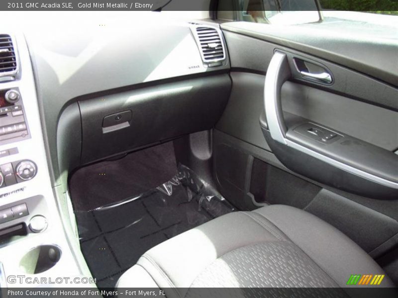Gold Mist Metallic / Ebony 2011 GMC Acadia SLE