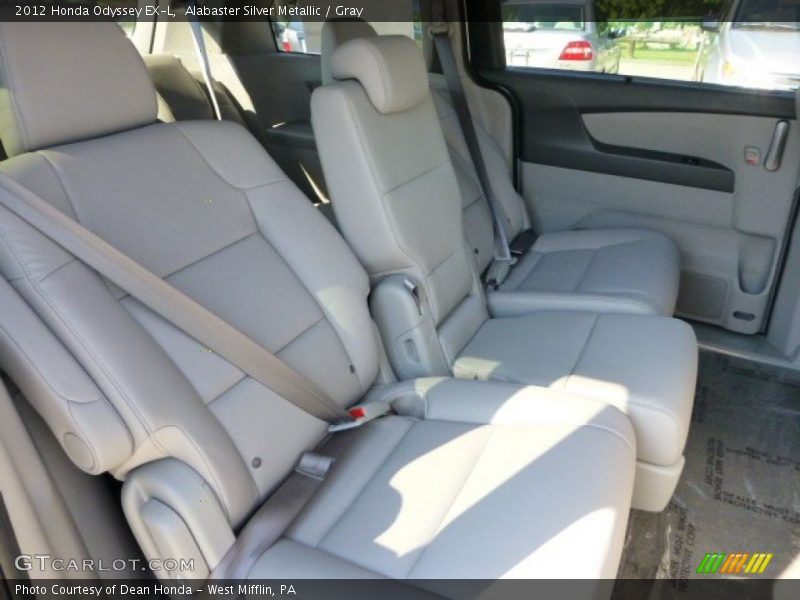 Alabaster Silver Metallic / Gray 2012 Honda Odyssey EX-L