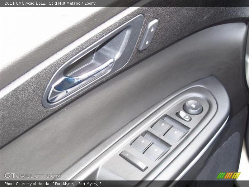 Gold Mist Metallic / Ebony 2011 GMC Acadia SLE