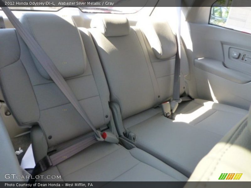 Alabaster Silver Metallic / Gray 2012 Honda Odyssey EX-L