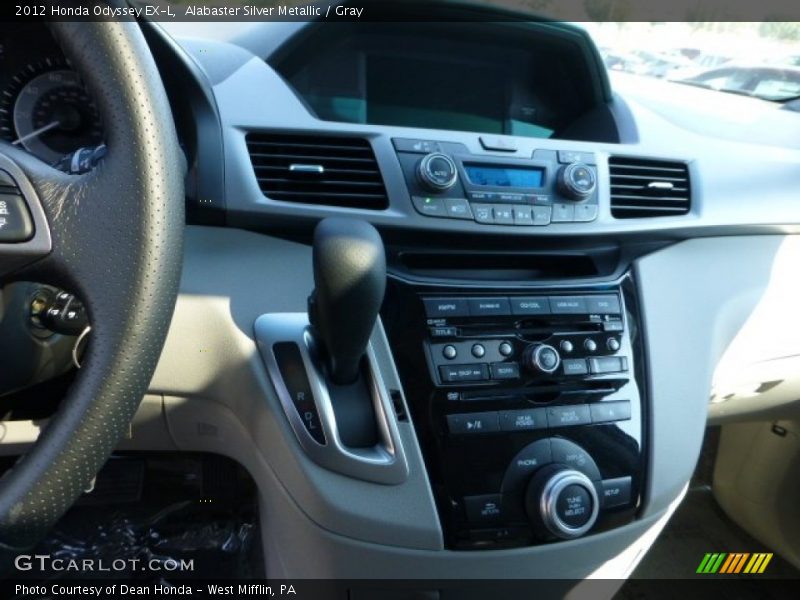 Alabaster Silver Metallic / Gray 2012 Honda Odyssey EX-L