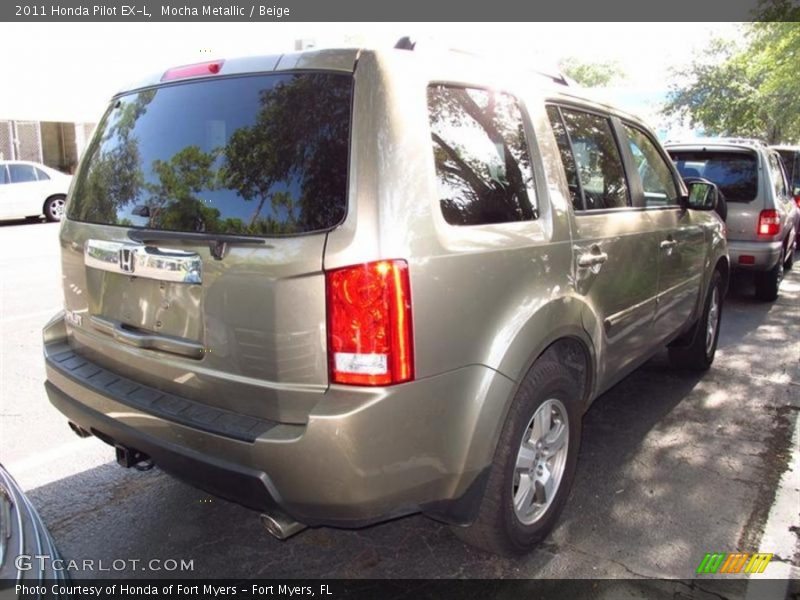 Mocha Metallic / Beige 2011 Honda Pilot EX-L