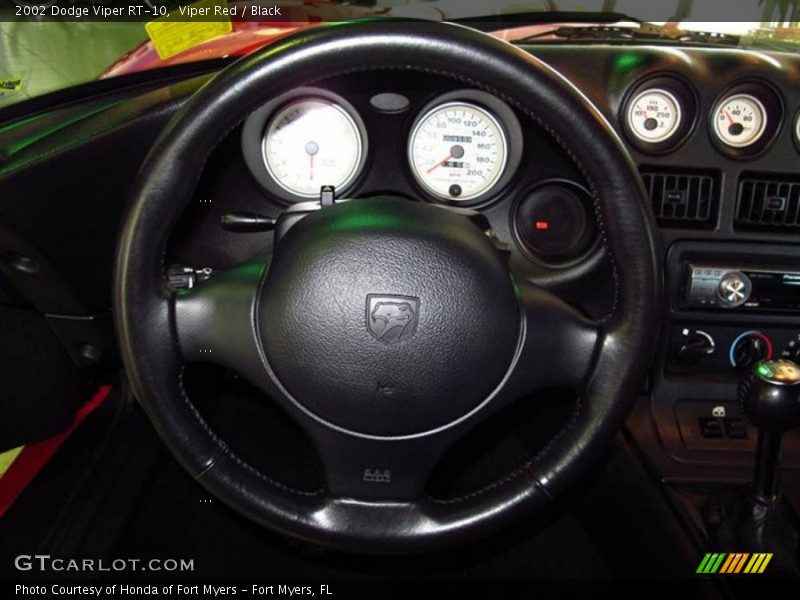 Viper Red / Black 2002 Dodge Viper RT-10