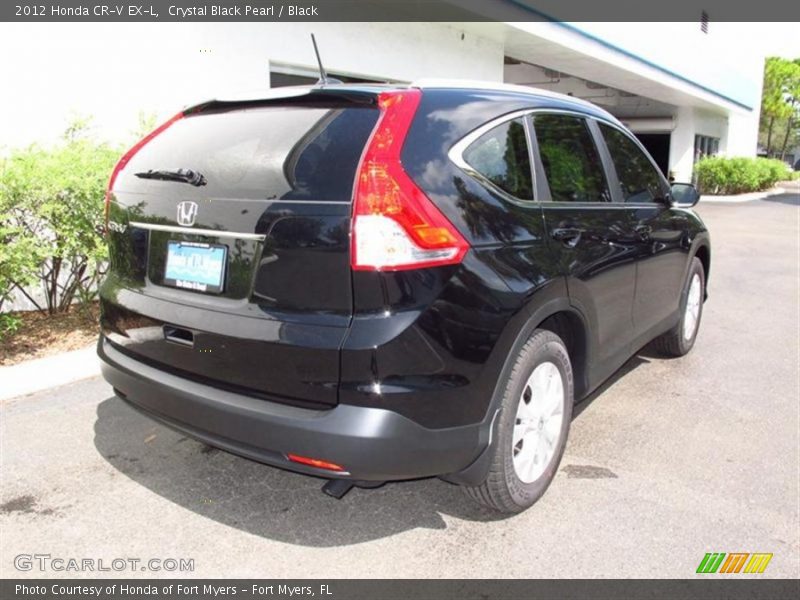 Crystal Black Pearl / Black 2012 Honda CR-V EX-L