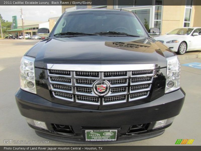 Black Raven / Ebony/Ebony 2011 Cadillac Escalade Luxury