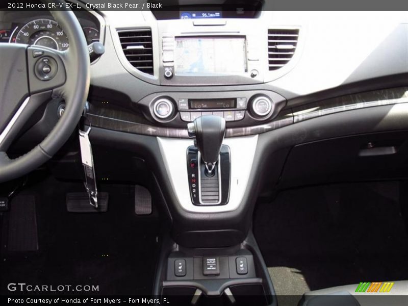 Crystal Black Pearl / Black 2012 Honda CR-V EX-L