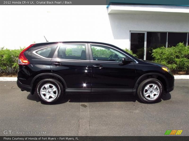Crystal Black Pearl / Black 2012 Honda CR-V LX
