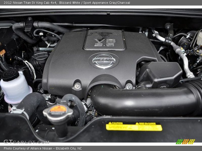  2012 Titan SV King Cab 4x4 Engine - 5.6 Liter Flex-Fuel DOHC 32-Valve CVTCS V8
