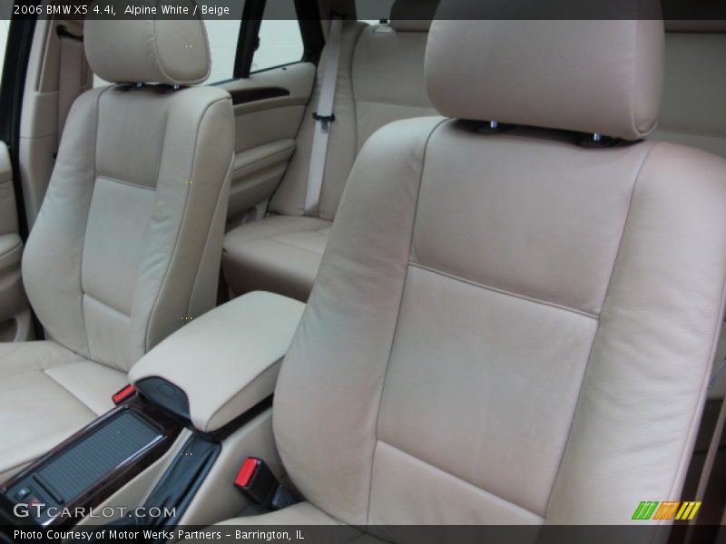 Alpine White / Beige 2006 BMW X5 4.4i