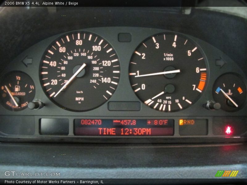 Alpine White / Beige 2006 BMW X5 4.4i