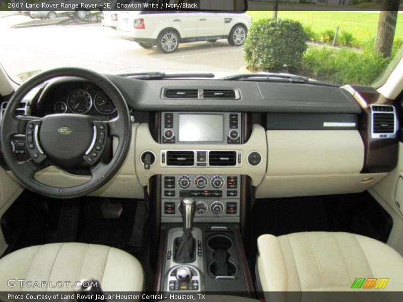 Chawton White / Ivory/Black 2007 Land Rover Range Rover HSE