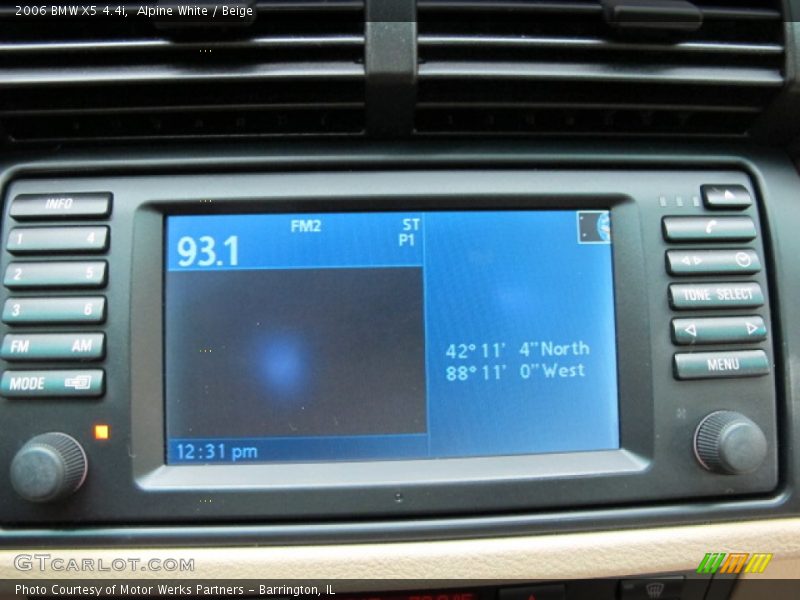Alpine White / Beige 2006 BMW X5 4.4i