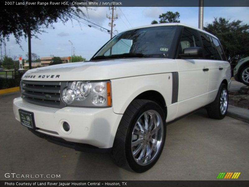 Chawton White / Ivory/Black 2007 Land Rover Range Rover HSE