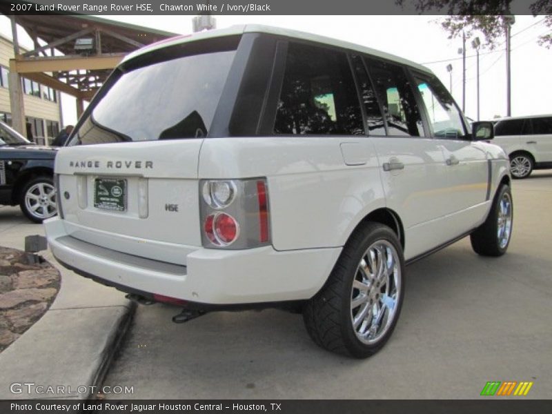 Chawton White / Ivory/Black 2007 Land Rover Range Rover HSE