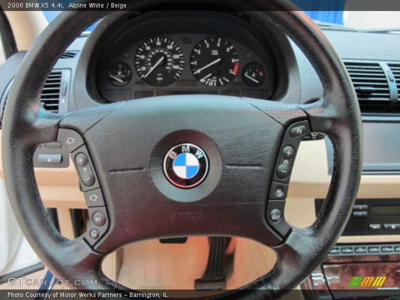 Alpine White / Beige 2006 BMW X5 4.4i