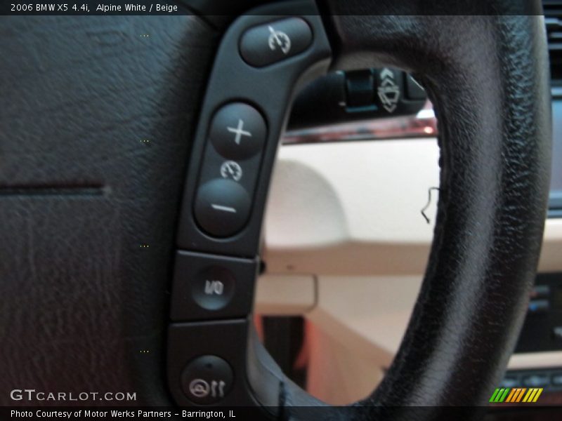 Alpine White / Beige 2006 BMW X5 4.4i