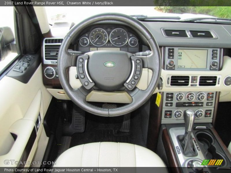 Chawton White / Ivory/Black 2007 Land Rover Range Rover HSE