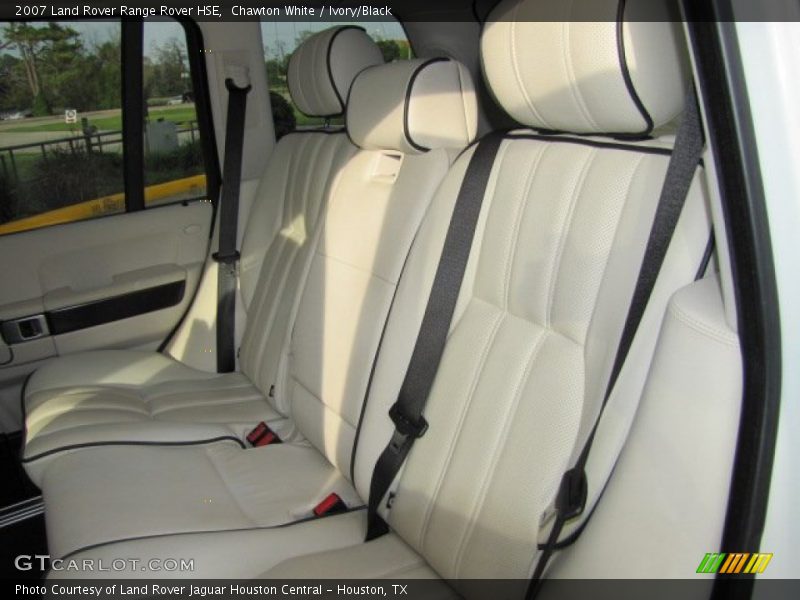 Chawton White / Ivory/Black 2007 Land Rover Range Rover HSE