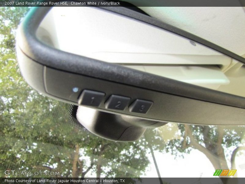 Chawton White / Ivory/Black 2007 Land Rover Range Rover HSE
