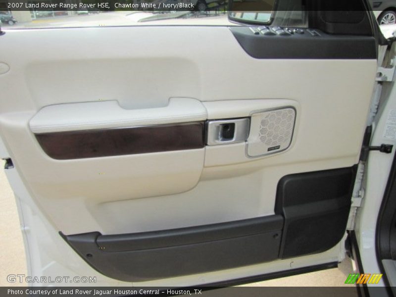 Chawton White / Ivory/Black 2007 Land Rover Range Rover HSE